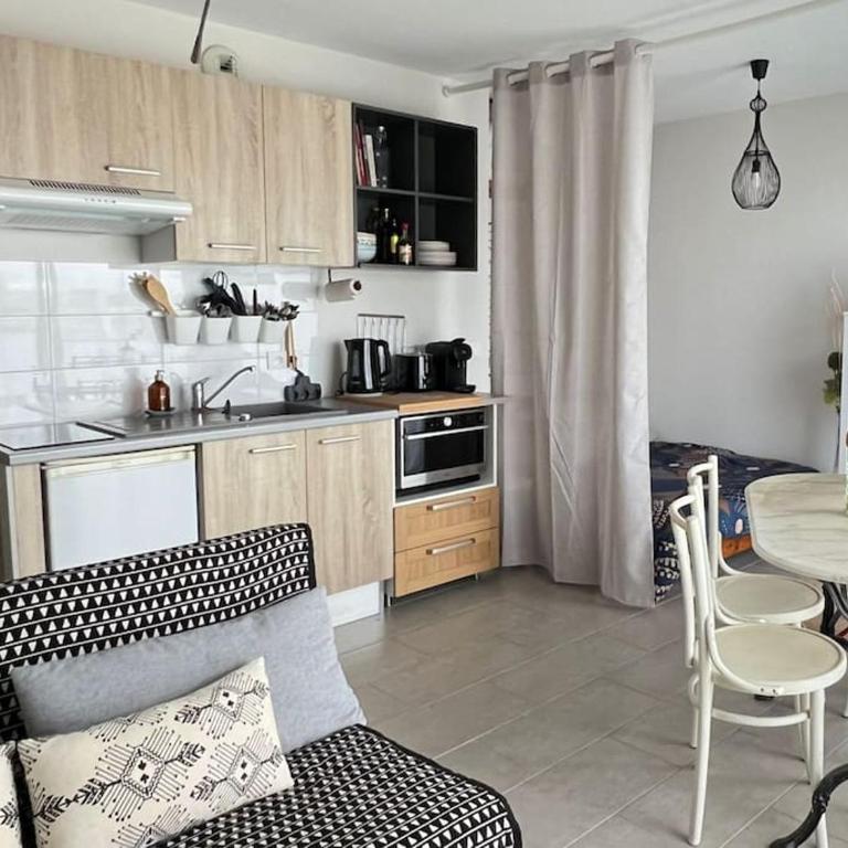 Ambre Appart-Wifi-Terrasse-Parking-Terrasse-2 couchages - Appartamento con 1 Camera da Letto - 16