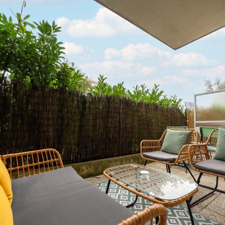 Disneyland-Charmant appartement 8 personnes-Terrasse-Gare-Parking - Appartement 2 Chambres - 42