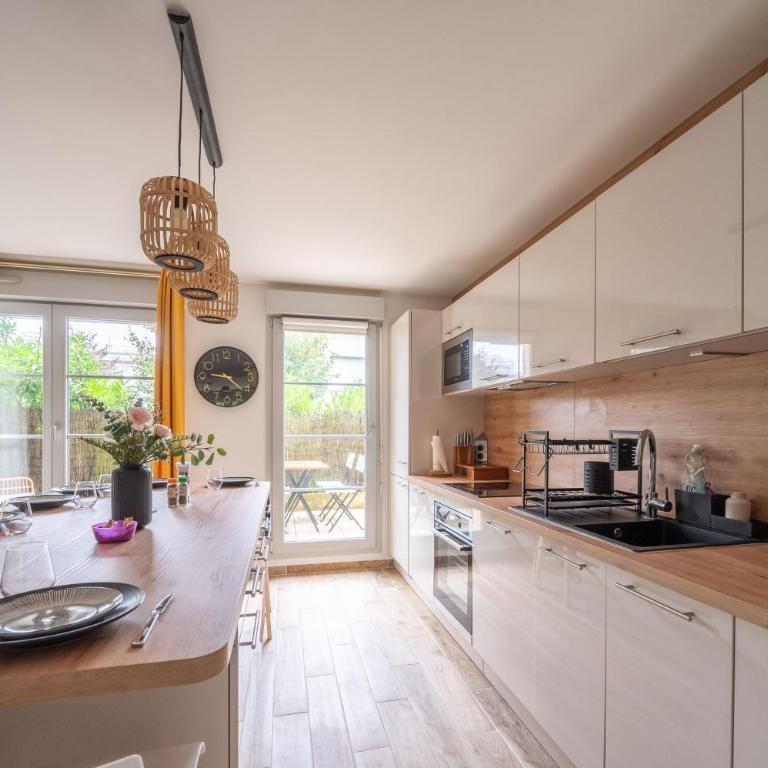 Disneyland-Charmant appartement 8 personnes-Terrasse-Gare-Parking - Appartement 2 Chambres - 22