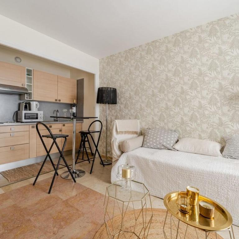 Cannes Croisette Studio 3 pers Cosy CLIM WIFI PKG - Studio - 3