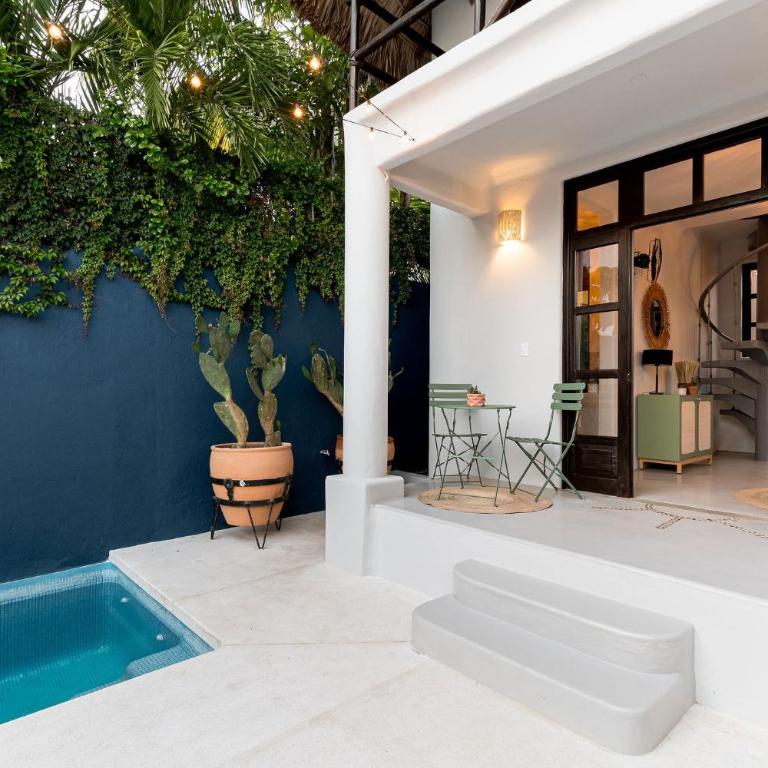 Casa Nopal-Private Pool, Chic, Steps from Beach - Villa de 2 dormitorios - 41