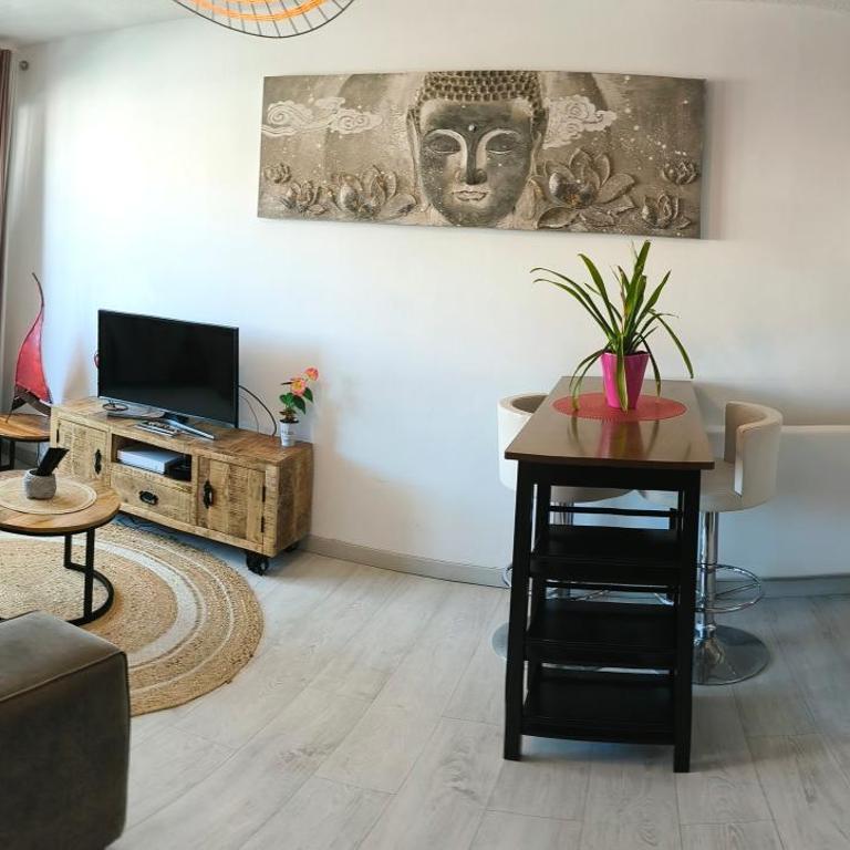 La Perle Marine, Cosy et rénové, 200 m de la plage, 1 chambre, parking et Wifi - Appartement 1 Chambre - 8