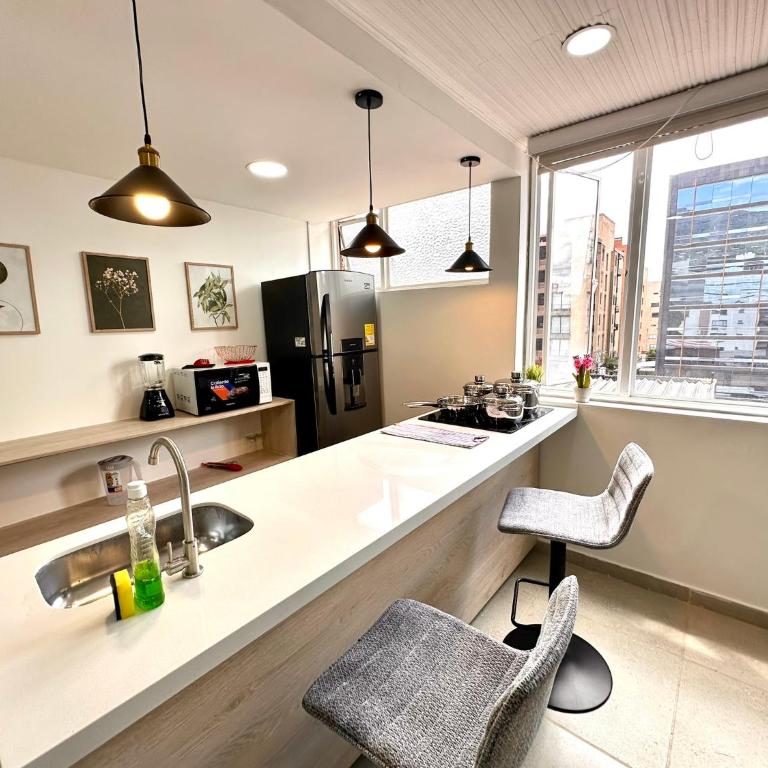 Espacio ideal para grupos, Virrey Park, 3 king size - Apartamento - 7