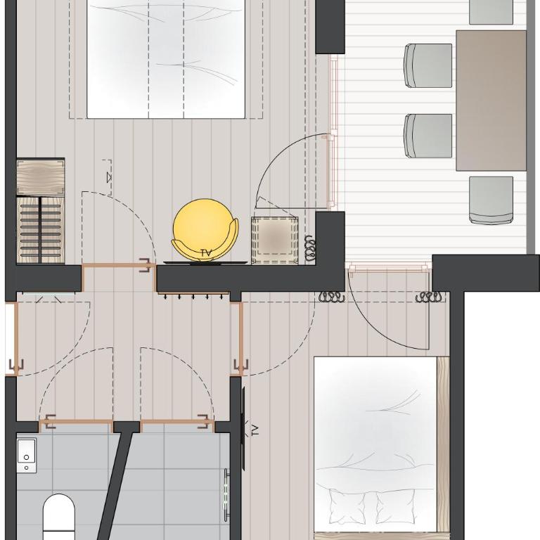 Hotel UND - smart alpine stay - Suite mit 2 Schlafzimmern - 2
