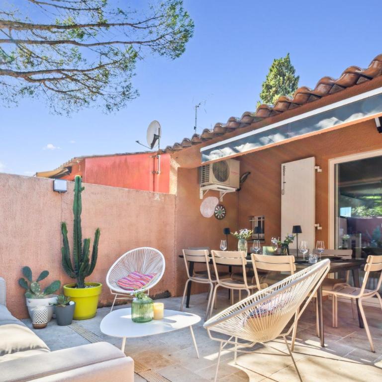 Le Mazet aux Cactus - Maison avec piscine partagée - Haus mit 2 Schlafzimmern - 8