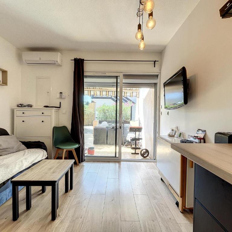 T1 très fonctionnel résidence Tennis Village piscine, Ping Pong, citypark, boulodrome - Apartment - Ground Floor - 7