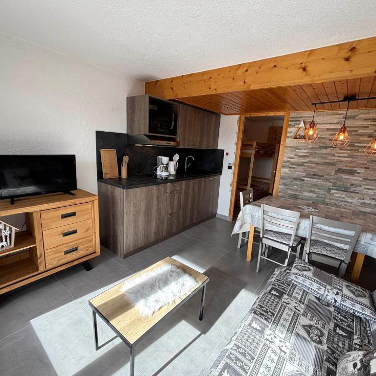 Studio cabine 4 pers, Les Saisies, animaux tolérés - FR-1-293-150 - Monolocale - 6
