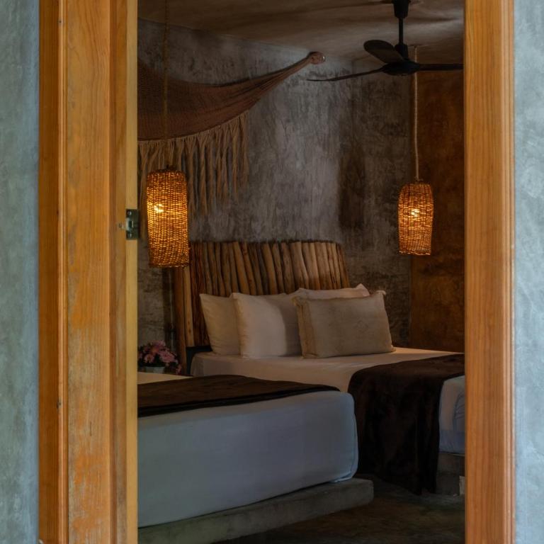 Casa Coyote Tulum - Habitación Doble Deluxe - 2 camas dobles - 6
