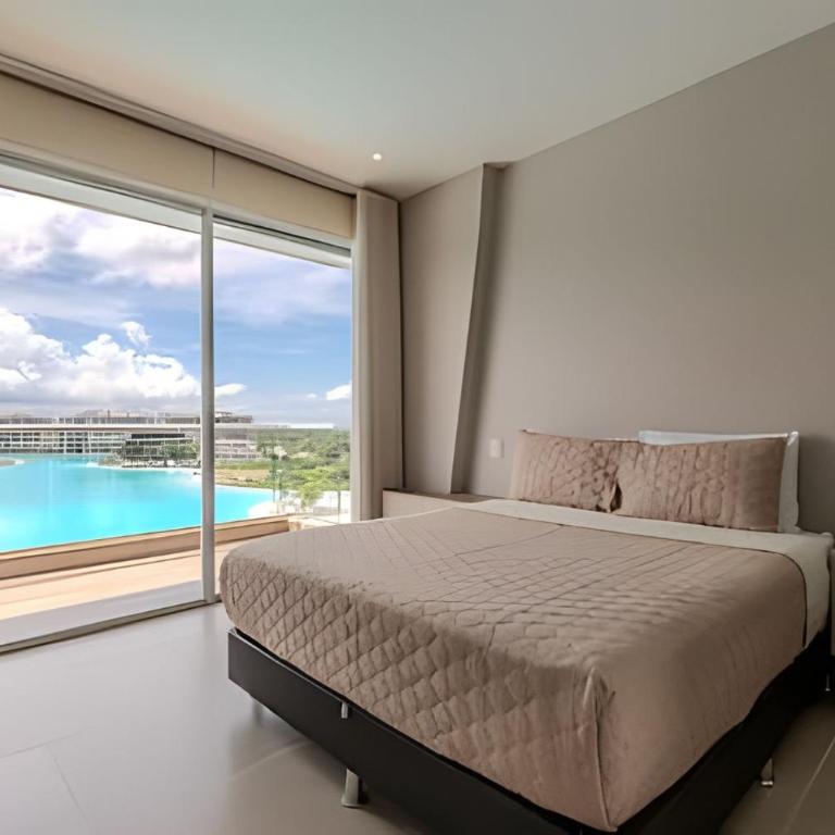 Lujoso A Estrenar/Oasis Laguna Cristalina 2BR - Apartamento Deluxe de 2 dormitorios con balcón - 10