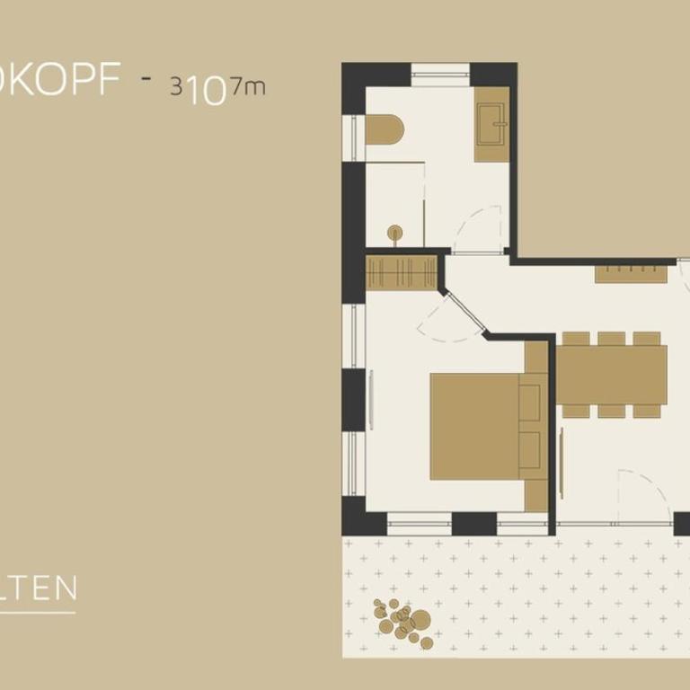Bergwelten Chalets Fiss - One-Bedroom Apartment with Terrace - 4