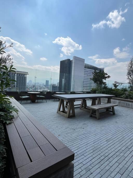 KingSize Suite in Reforma Jacuzzi & Awesome Mexico City View - Apartment with View and Balcony - 29
