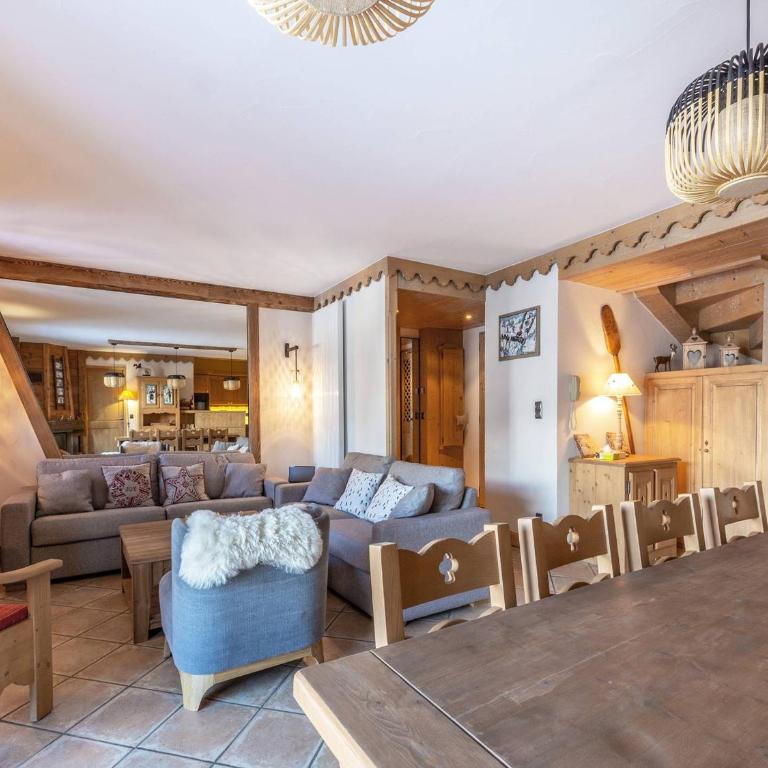Duplex 4 Ch. avec Piscine, Spa, Ski aux Pistes - Appartement 4 Chambres - 28