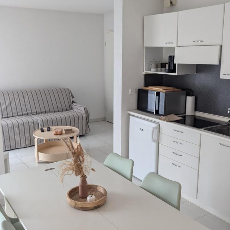T2 ouvert à 5 min des plages, au calme, avec balcon et garage - Apartment mit 1 Schlafzimmer mit Stadtblick - 8