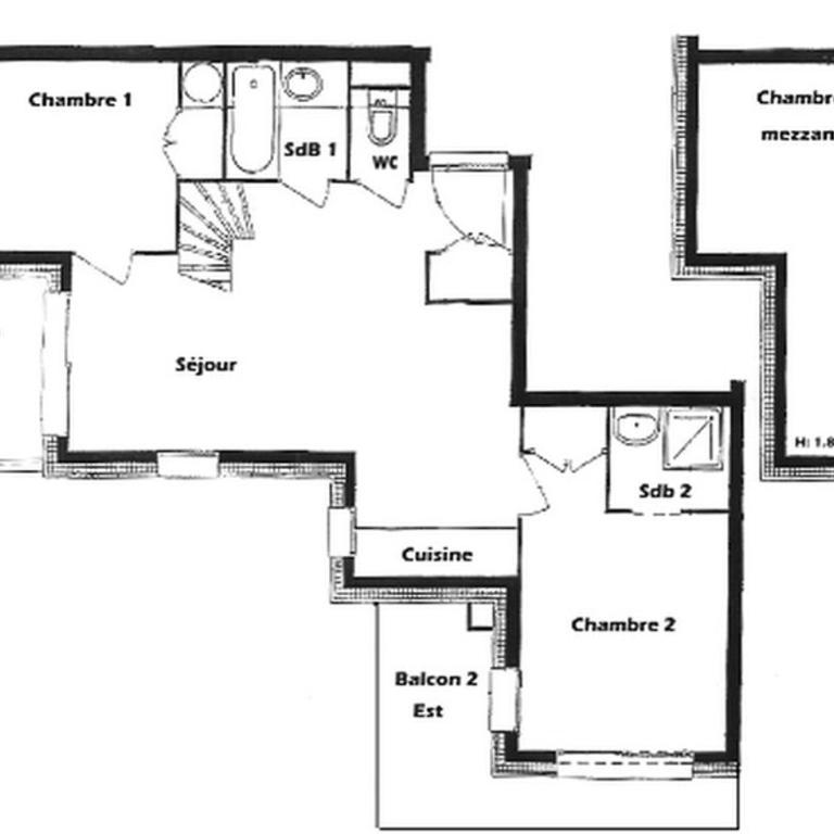 Les Saisies - Appartement 3 pièces mezzanine 8 pers, tout équipé - FR-1-293-83 - Appartamento (8 Adulti) - 5