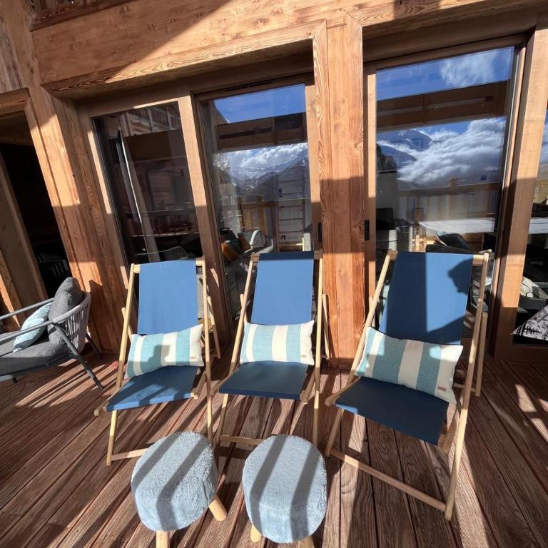 Appartement Chalet CASSIOPEE sous charpente avec cheminée - La Rosière - Apartment - 20