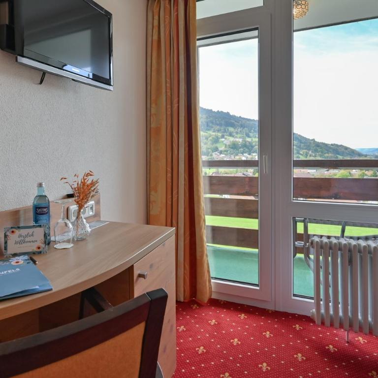 Rothenfels Panorama Hotel - Einzelzimmer mit Balkon und Seeblick - 6