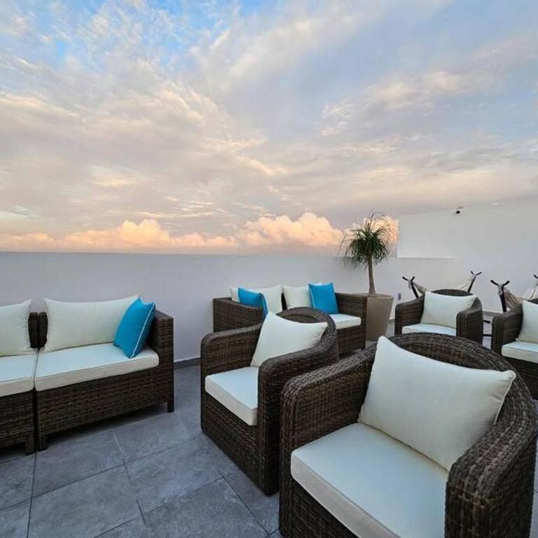 Depto Moderno 1BR gimnasio sauna jacuzzi y piscina rooftop - Apartamento de 1 dormitorio - 9