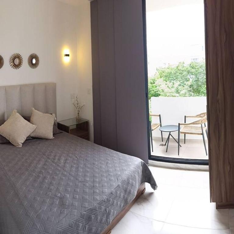 Depto Moderno 1BR gimnasio sauna jacuzzi y piscina rooftop - Apartamento de 1 dormitorio - 17