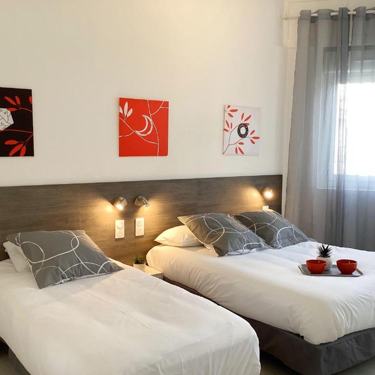 Appartement Stella 95m2 Climatisé Parking Proche Sanctuaire - Apartment mit 3 Schlafzimmern und Bergblick - 19