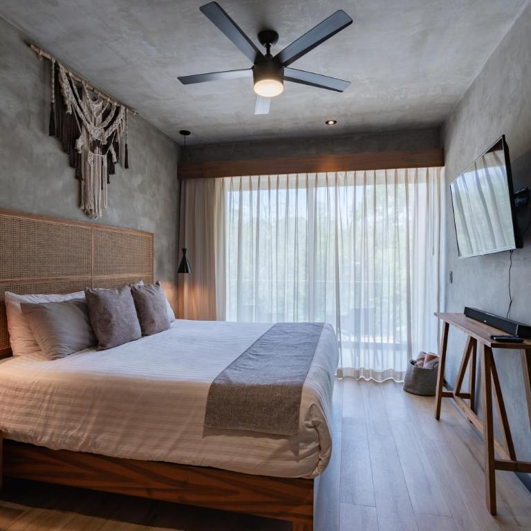 Luxury Studio with Rooftop Pool, Gym, Padel Court, Art Installations & Shopping - Estudio con balcón - 16