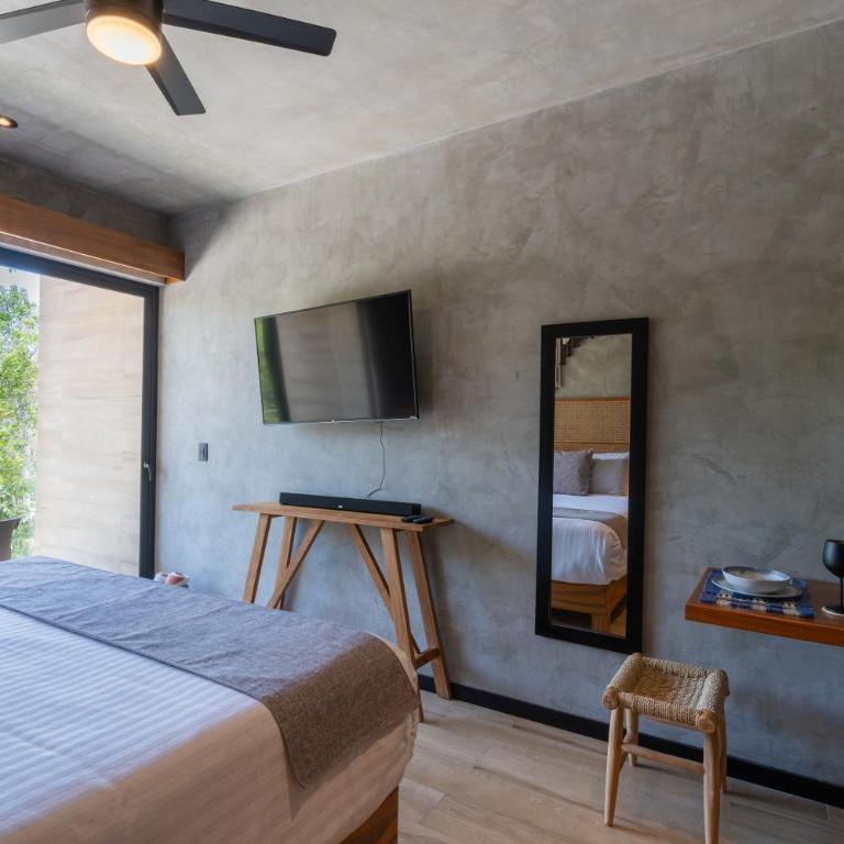 Luxury Studio with Rooftop Pool, Gym, Padel Court, Art Installations & Shopping - Estudio con balcón - 14