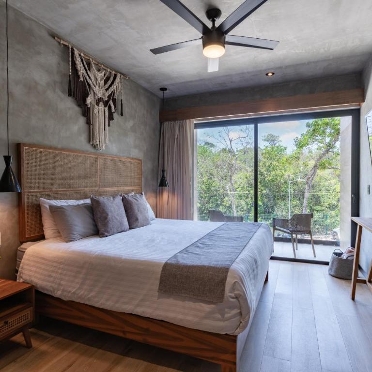 Luxury Studio with Rooftop Pool, Gym, Padel Court, Art Installations & Shopping - Estudio con balcón - 8