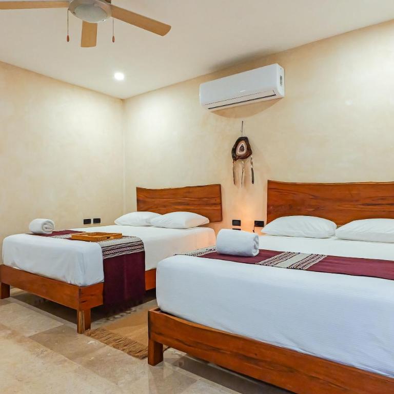 Calea Tulum Boutique Hotel - Habitación Doble Deluxe - 2 camas dobles - 10