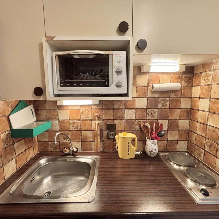 Studio alcôve avec terrasse sud, 4 personnes, animaux acceptés - Appartement 1 Chambre - 17
