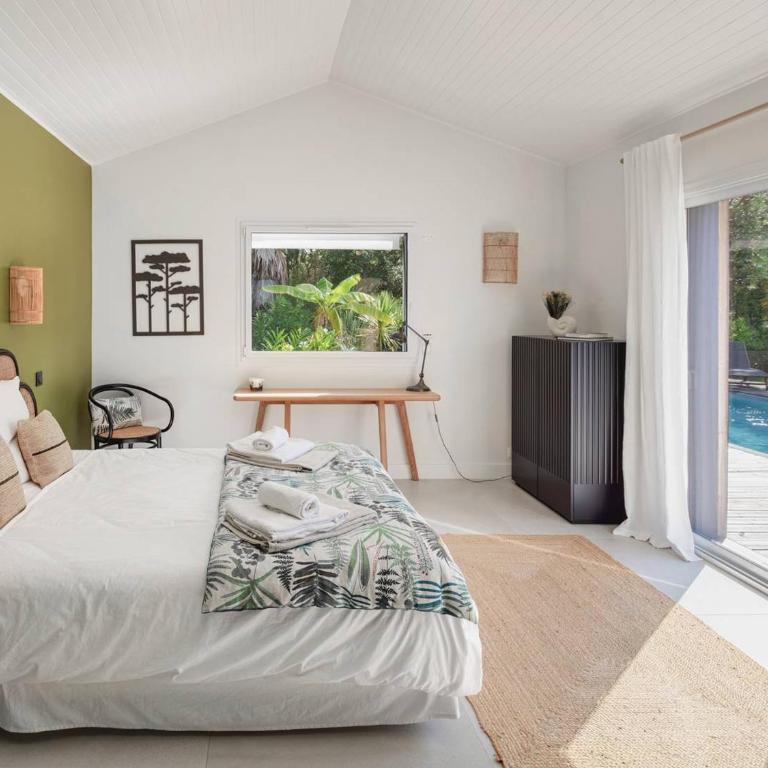 Villa avec piscine chauffée, jardin exotique, au calme proche plages et commerces, Capbreton - FR-1-791-17 - Villa - 12