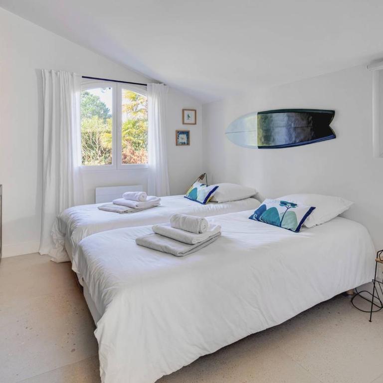 Villa avec piscine chauffée, jardin exotique, au calme proche plages et commerces, Capbreton - FR-1-791-17 - Villa - 19