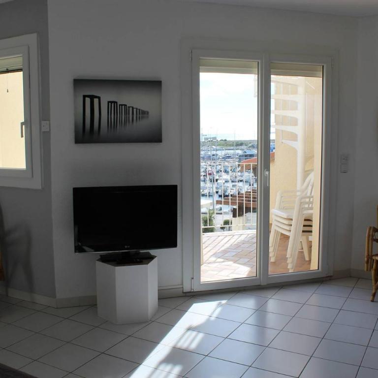Superbe appartement climatisé vue port et mer - 4YACHT37 - Apartment with Sea View - 11