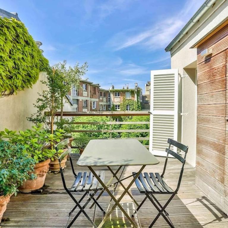 Montmartre, Patio! Sacré-Coeur! Stylish duplex! - Appartement 1 Chambre - 1