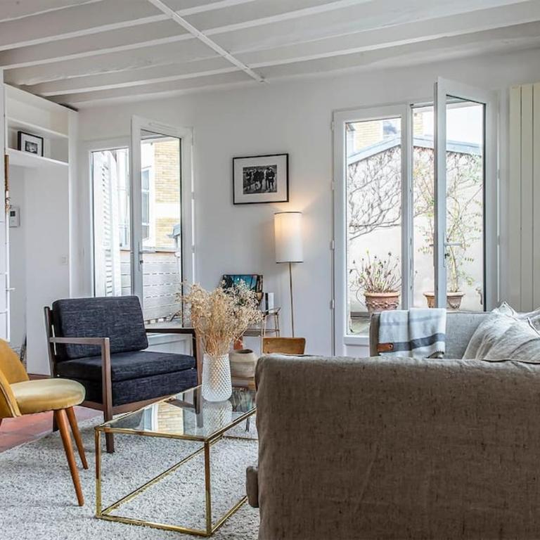 Montmartre, Patio! Sacré-Coeur! Stylish duplex! - Appartement 1 Chambre - 6