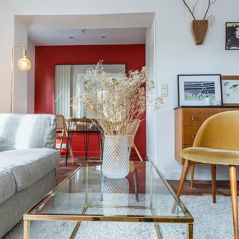 Montmartre, Patio! Sacré-Coeur! Stylish duplex! - Appartement 1 Chambre - 8