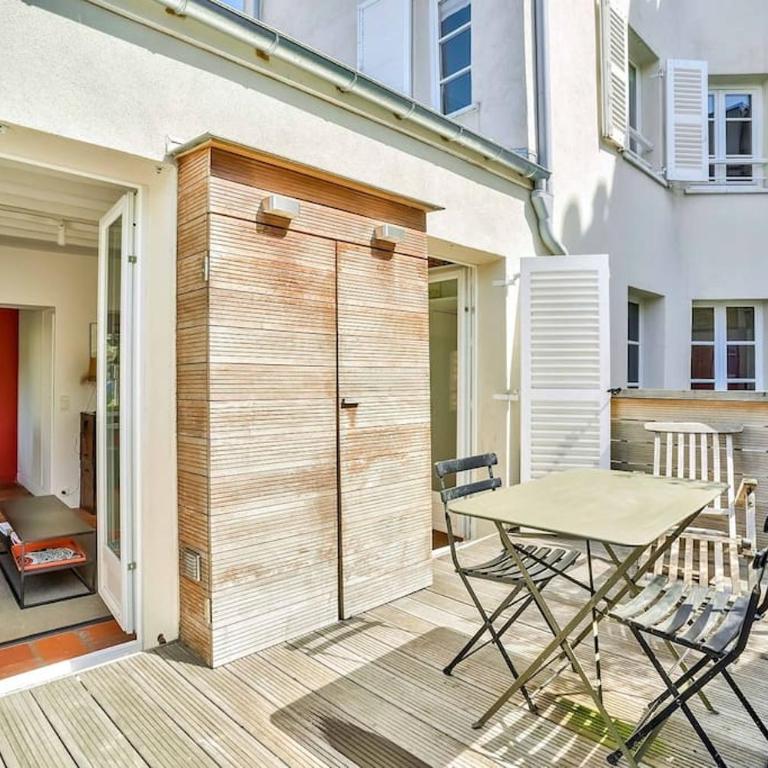 Montmartre, Patio! Sacré-Coeur! Stylish duplex! - Appartement 1 Chambre - 13
