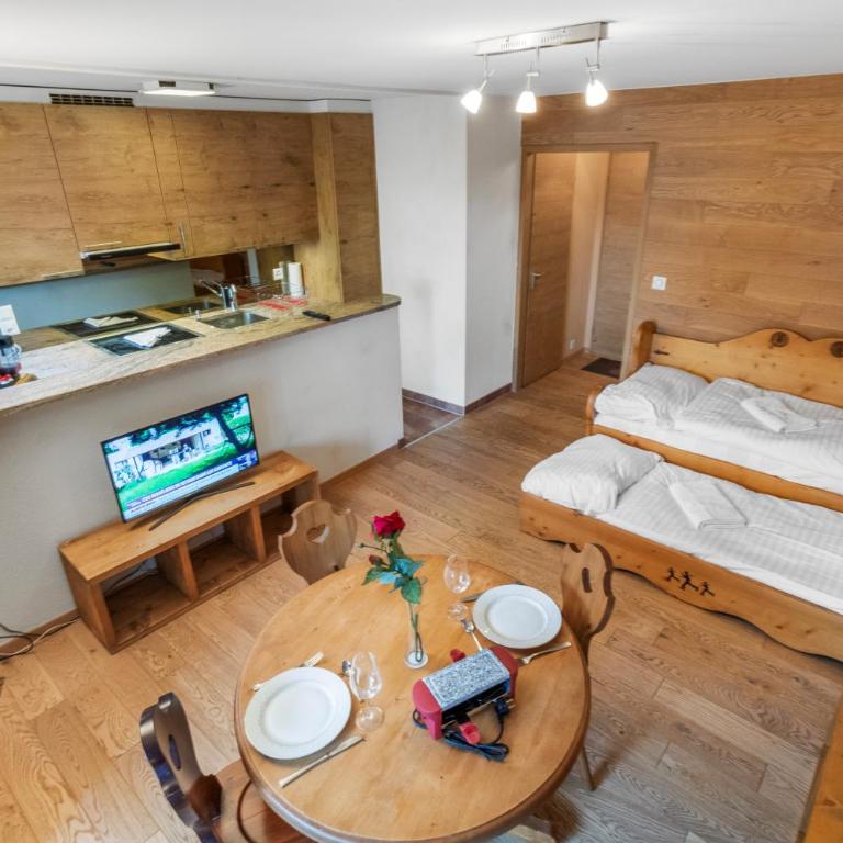 Chaleureux studio avec vue sur les montagnes - Appartement 1 Chambre - 11