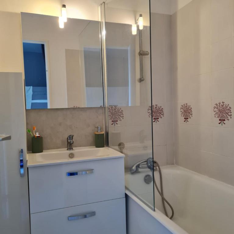MAGNIFIQUE vue mer pour ce T2 avec piscine - Two-Bedroom Apartment - 11