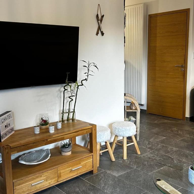 Appartement spacieux 3 pièces, 6 personnes, parking et WiFi à Châtel - FR-1-676-195 - Apartamento - 6