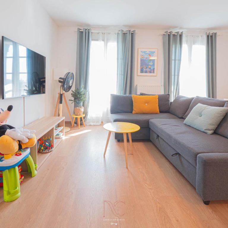Disneyland-Paris 5 personnes, Wifi, Parking - Appartement 1 Chambre - 4