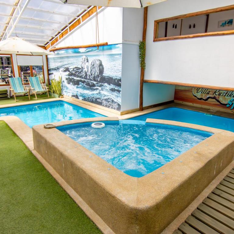 Rustika Pichilemu Apart Hotel Piscina Temperada Hidromasaje - Suite con vistas al jardín - 10