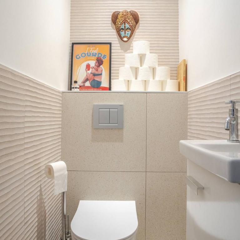 Chambre chez l'habitant - Arty & Élégante - SDB privée - Chambre Double avec Salle de Bains Privative - 3