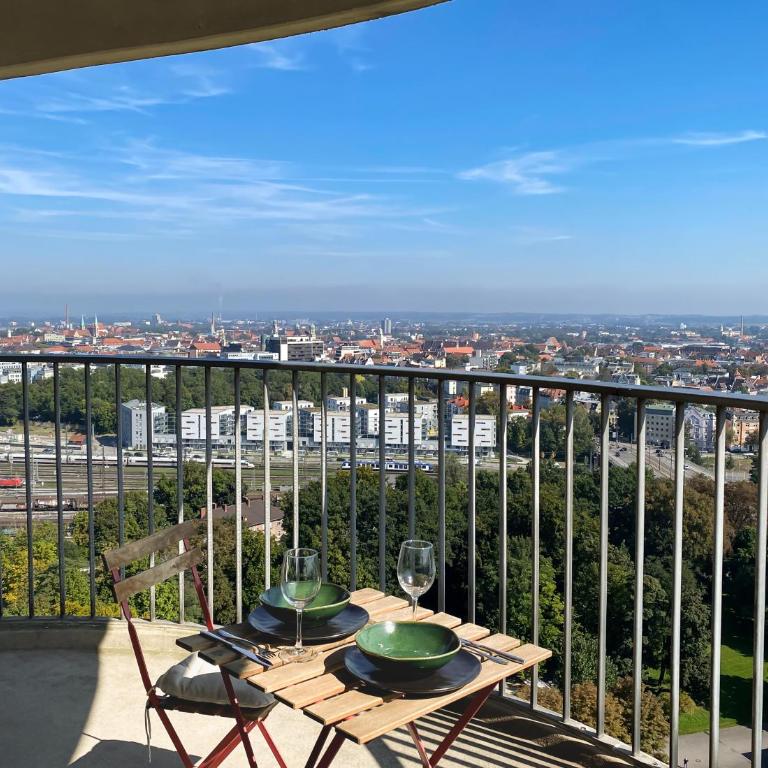 Studio an der Kongresshalle mit Blick über die Stadt - Apartment mit 1 Schlafzimmer - 12