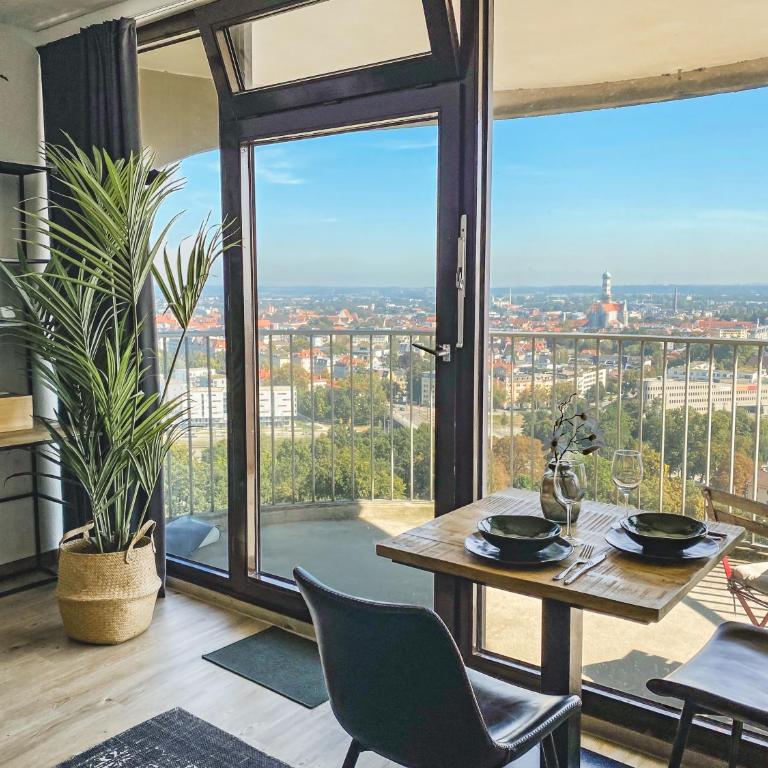 Studio an der Kongresshalle mit Blick über die Stadt - Apartment mit 1 Schlafzimmer - 4