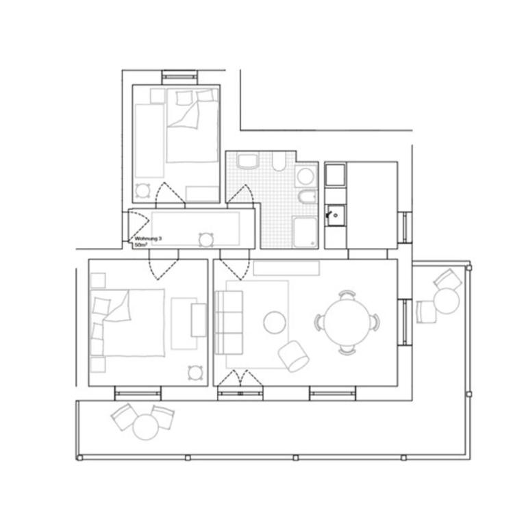 MiraOdle Apartments - Appartamento con 2 Camere da Letto e con Vista Montagna - 10
