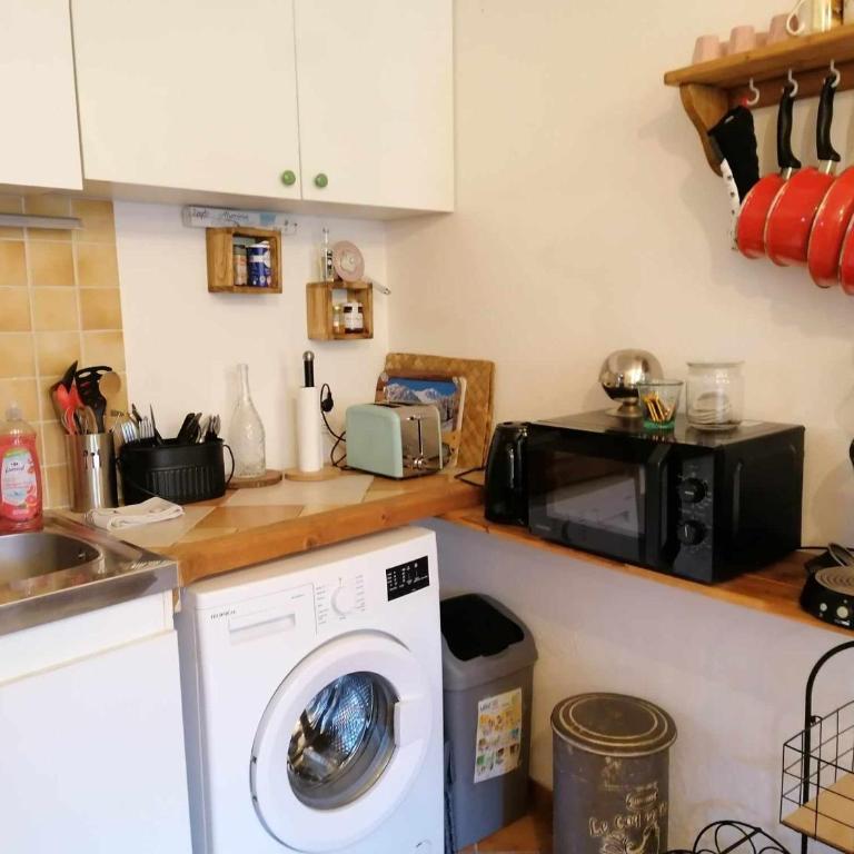 Studio en rez de chaussée, avec jardin partagé. - Apartment mit 1 Schlafzimmer - 7