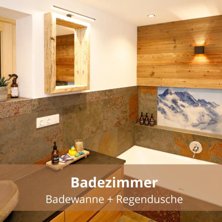 Chalet WaldHäusl luxuriöse Ferienwohnungen mit Sauna & Whirlpool, Kamin, Balkon oder Terrasse mit Bergblick - Superior Apartment - 18
