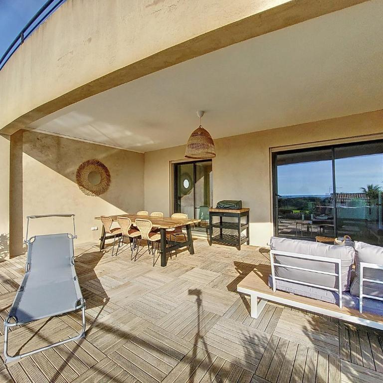 Appart, vue mer exceptionnelle à sanary, à pied 10mn criques et plage - Appartamento con 1 Camera da Letto, Balcone e Vista Mare - 16