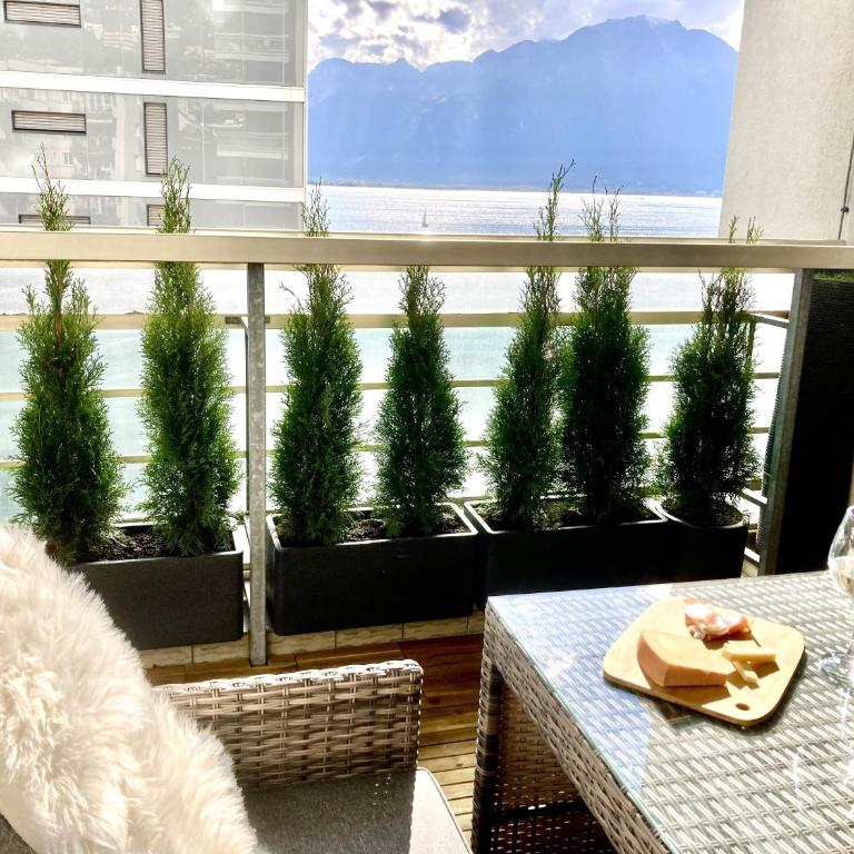 Montreux Central Boutique Apartment Lake View and Terrace - Apartment mit 2 Schlafzimmern - 2