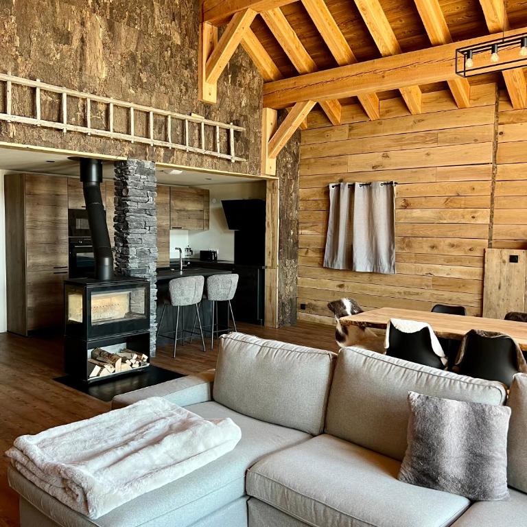 Nouveau chalet d'architecte Le Lauzaret sauna et jacuzzi Villard-Reculas - Chalet - 4