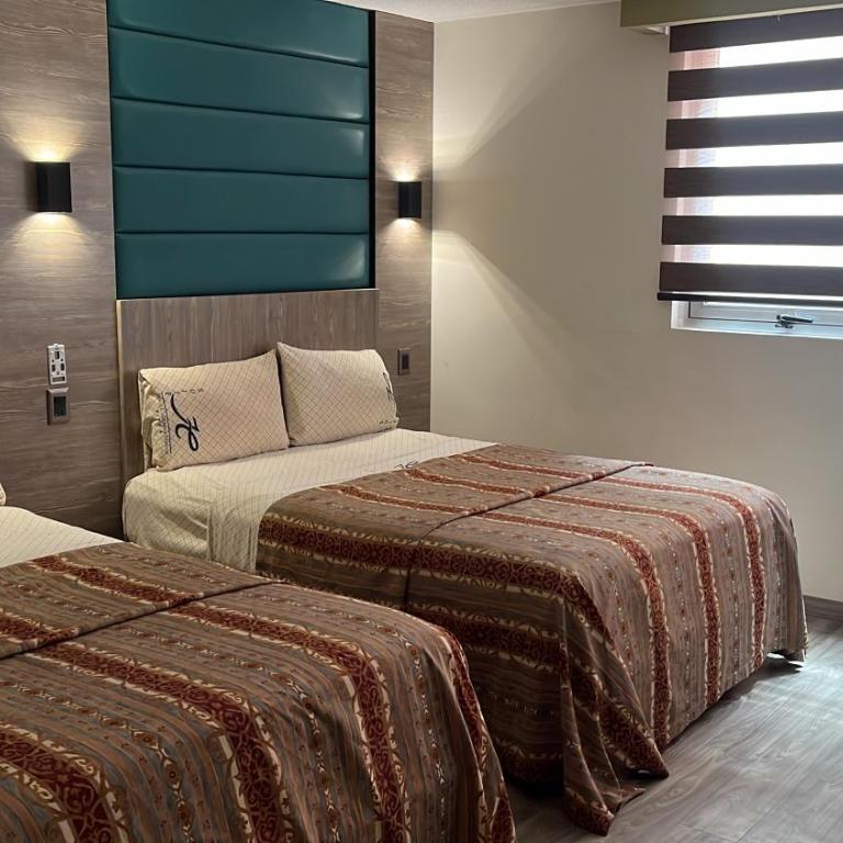 Hotel California CDMX - Chambre Lits Jumeaux Économique - 1